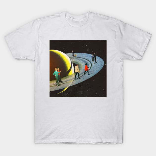 Saturn Rink T-Shirt by Vertigo Artography